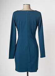Robe courte bleu COULEURS DU TEMPS pour femme seconde vue