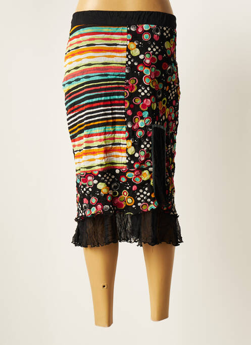 Jupe mi-longue noir LISA CHESNAY pour femme