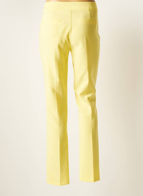 Pantalon chino jaune QUATTRO pour femme