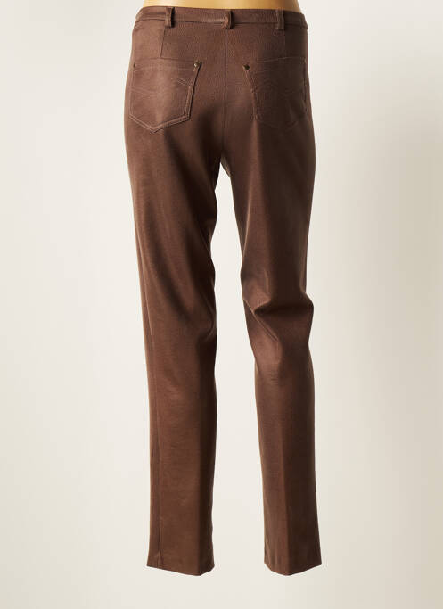 Pantalon droit marron IMPULSION pour femme