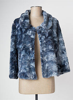 Manteau court bleu MERI & ESCA pour femme