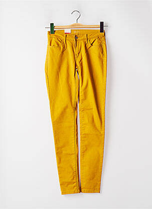 Pantalon slim stretch taille normale jaune LEVI'S femme