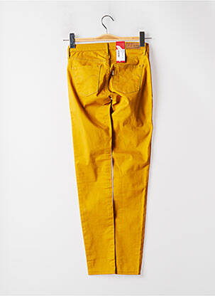 Pantalon slim stretch taille normale jaune LEVI'S femme