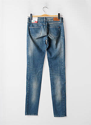 Jeans skinny effet usé délavé taille basse bleu TOMMY HILFIGER femme