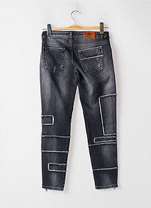 Jeans coupe slim broderie rivets taille normale bleu TRUSSARDI JEANS femme