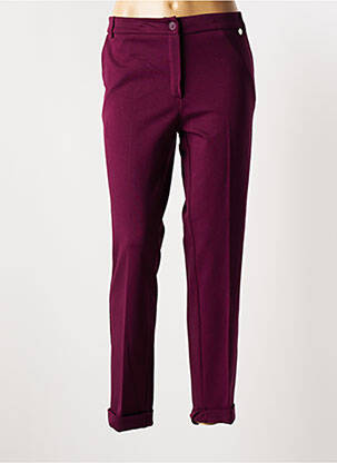 Pantalon droit violet ELLEI pour femme