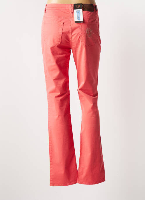 Pantalon droit rose TRUSSARDI JEANS pour femme