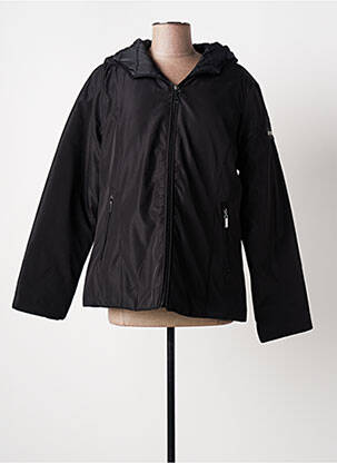Blouson capuche noir ALESSANDRO DELL'ACQUA homme