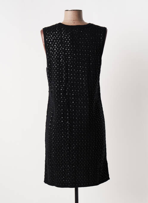 Robe pull coupe droite sans manche noir LOLLIPOPS femme