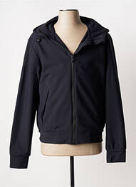 Blouson capuche noir ALESSANDRO DELL'ACQUA homme