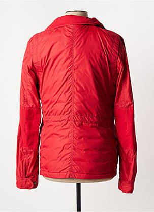 Parka manches longues a capuche rouge RIVER WOODS homme