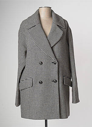 Manteau court noir TRENCH & COAT pour femme