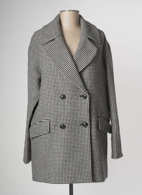 Manteau court noir TRENCH & COAT pour femme