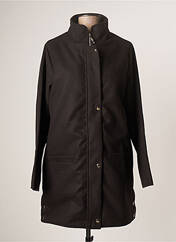 Manteau long noir AGATHE & LOUISE pour femme seconde vue