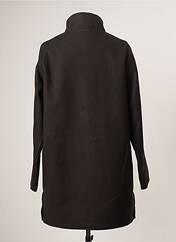 Manteau long noir AGATHE & LOUISE pour femme seconde vue
