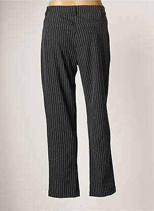 Pantalon droit taille à pinces taille haute noir AGATHE & LOUISE femme