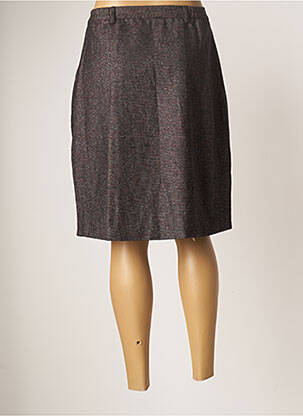 Jupe mi-longue taille haute noir AGATHE & LOUISE femme