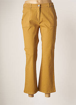 Pantalon 7/8 jaune AGATHE & LOUISE pour femme