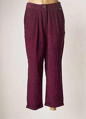 Pantalon 7/8 violet AGATHE & LOUISE pour femme