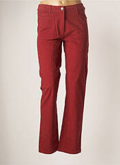 Pantalon slim rouge AGATHE & LOUISE pour femme seconde vue