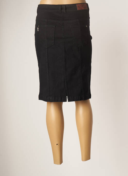 Jupe mi-longue noir AGATHE & LOUISE pour femme