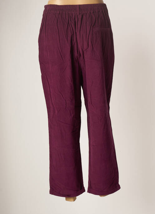 Pantalon 7/8 violet AGATHE & LOUISE pour femme