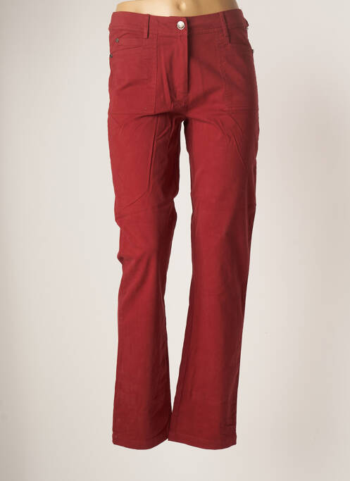 Pantalon slim rouge AGATHE & LOUISE pour femme