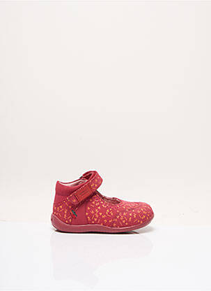 Ballerines rose KICKERS pour fille