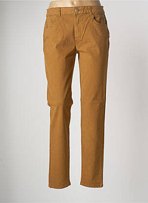 Pantalon slim stretch taille normale beige LOLA ESPELETA femme