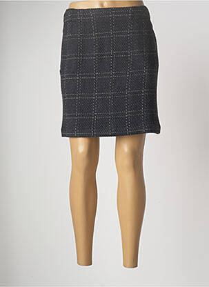 Jupe courte taille à pinces gris LE PETIT BAIGNEUR femme
