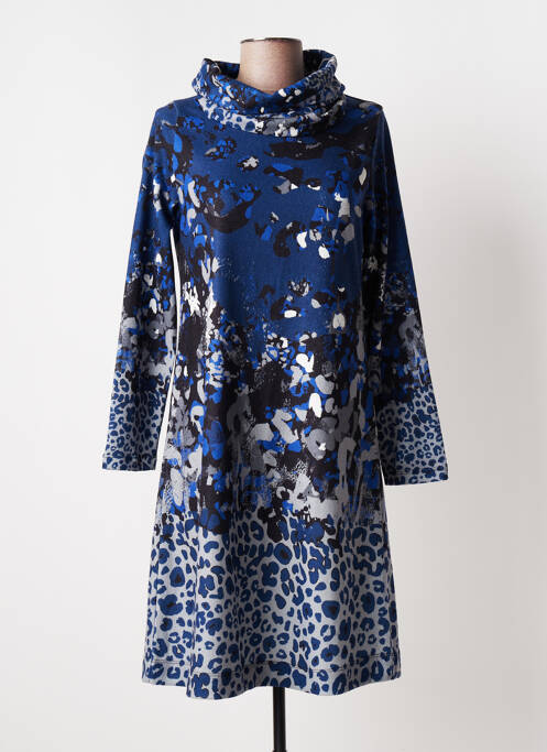 Robe pull bleu MALOKA pour femme