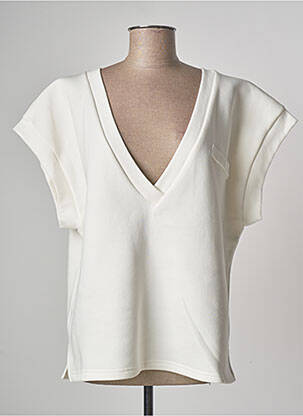 Sweat-shirt beige ANNAHPA pour femme