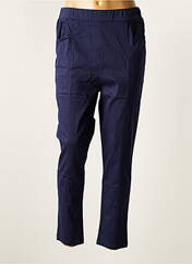 Pantalon slim bleu POMME ROUGE pour femme seconde vue