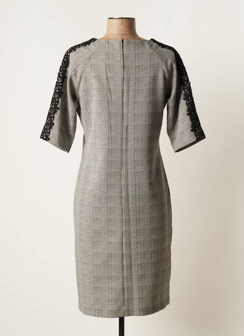 Robe mi-longue noir PAUL BRIAL pour femme