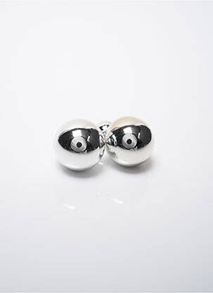 Boucles d’oreilles fermeture fermoir poussette gris SATINE femme