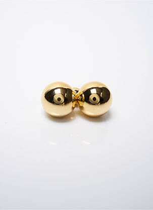 Boucles d’oreilles fermeture fermoir poussette jaune SATINE femme