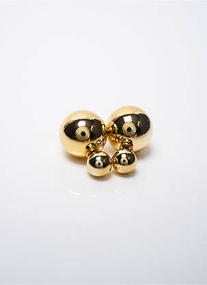Boucles d’oreilles fermeture fermoir poussette jaune SATINE femme