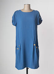 Robe mi-longue bleu HALOGENE pour femme seconde vue