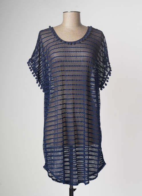 Robe de plage bleu ANTIGEL pour femme