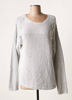 Pull gris ADN pour femme