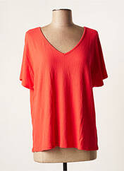 T-shirt rouge RENATTO BENE pour femme seconde vue