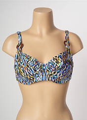 Haut de maillot de bain bleu ANTIGEL pour femme seconde vue