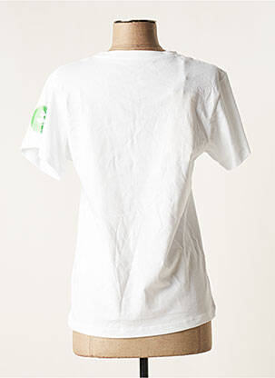 T-shirt coupe droite manches courtes blanc SAVE THE DUCK femme