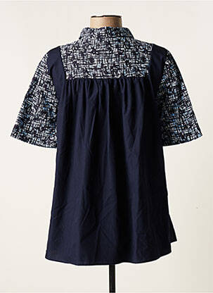 Chemisier manches courtes manches courtes bleu LE FABULEUX MARCEL DE BRUXELLES femme