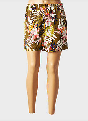 Short coupe fluide taille haute vert ONLY femme