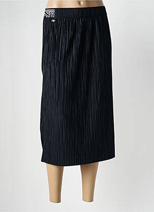Jupe mi-longue coupe droite noir STREET ONE femme