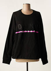 Sweat-shirt noir DKNY pour femme seconde vue