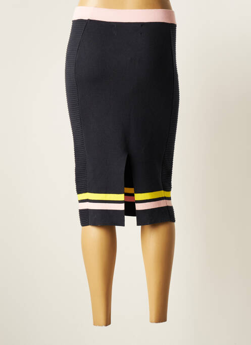 Jupe mi-longue bleu MAURICE pour femme