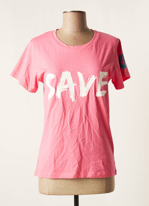 T-shirt rose SAVE THE DUCK pour femme
