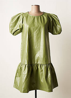 Robe mi-longue vert ONLY femme